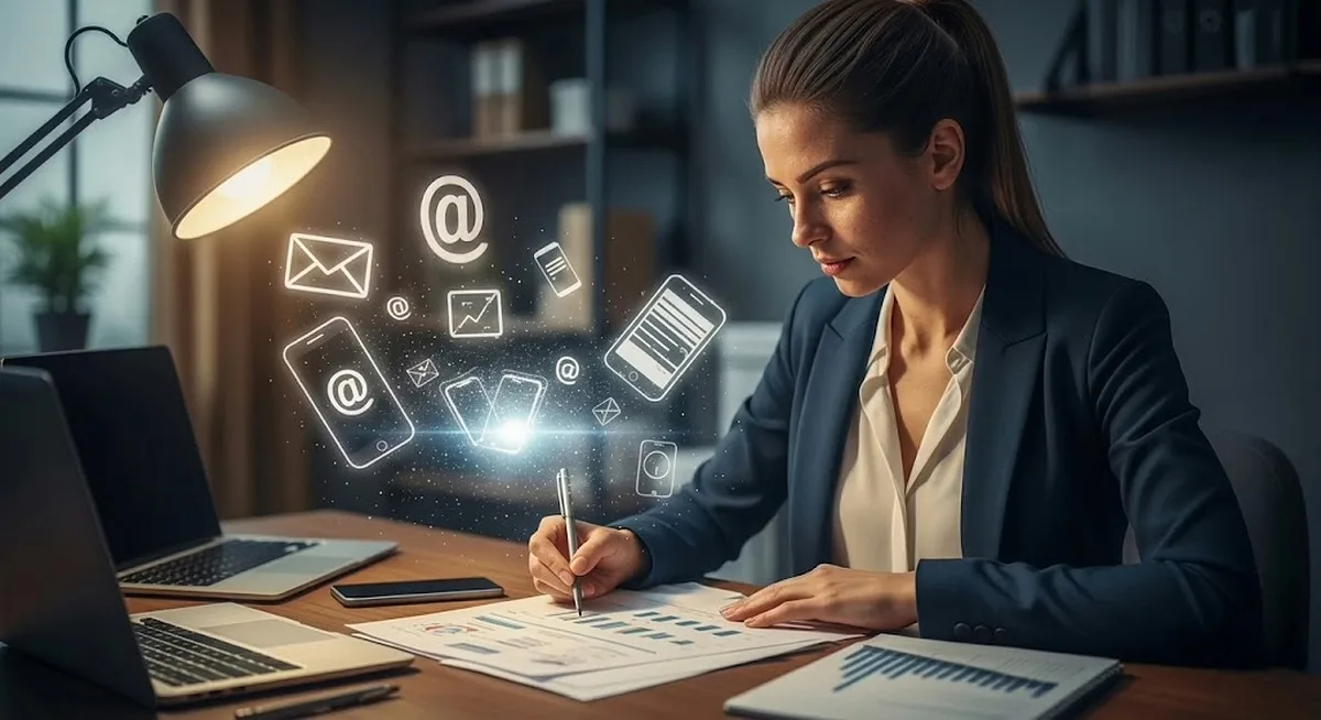 donna che non pratica monotasking ma multitasking